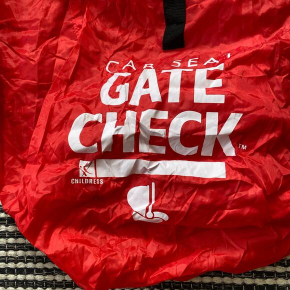 🌿JL Childress Baby Toddler Red Gate Check Car Seat Protector Travel Cover Bag - Picture 5 of 16